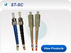 OM2 (50/125) ORANGE ST-SC Duplex Patchcord on 2.8mm Cable